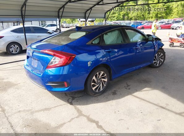 2HGFC2F75JH560886 2018 HONDA CIVIC Синий Задняя правая четверть