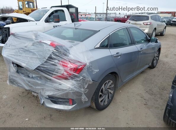 2HGFC2F75JH592074 2018 HONDA CIVIC Серебряный Задняя правая четверть