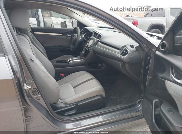 2HGFC2F76HH512579 2017 HONDA CIVIC Gray Front interior view