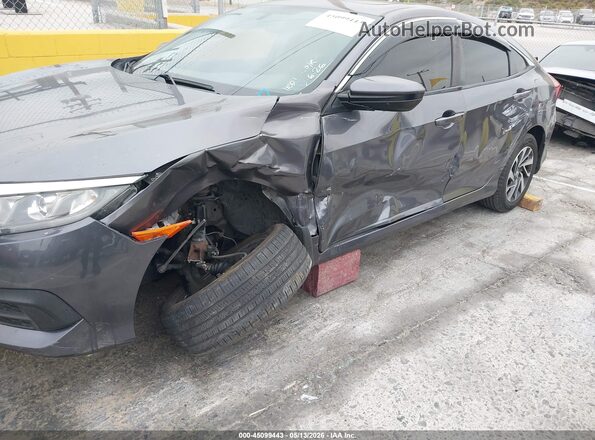 2HGFC2F76HH512579 2017 HONDA CIVIC Gray Front view