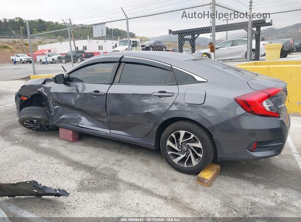 2HGFC2F76HH512579 2017 HONDA CIVIC Gray Rear interior view