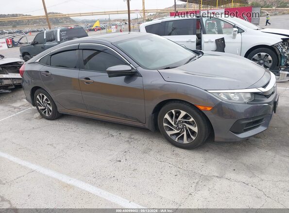 2HGFC2F76HH512579 2017 HONDA CIVIC Gray Instrument cluster view