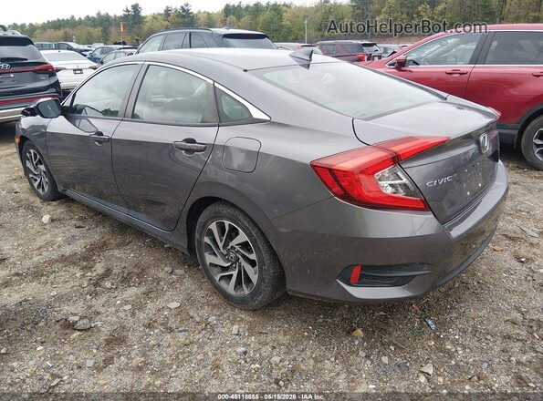 2HGFC2F76JH519683 2018 HONDA CIVIC Gray Rear left