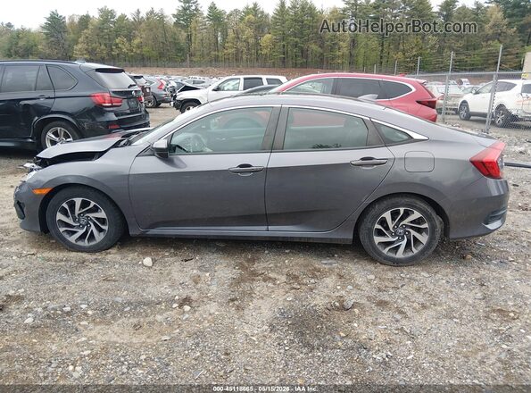 2HGFC2F76JH519683 2018 HONDA CIVIC Gray 360 interior view