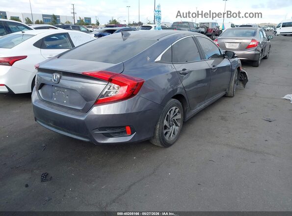 2HGFC2F76JH519702 2018 HONDA CIVIC Gray უკანა მარჯვენა