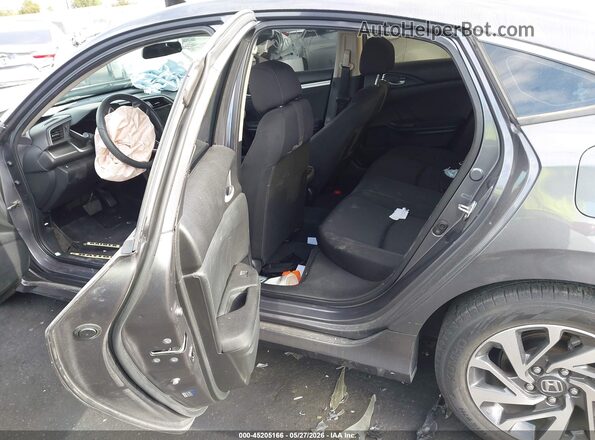 2HGFC2F76JH519702 2018 HONDA CIVIC Gray VIN კოდის სტიკერის ხედი