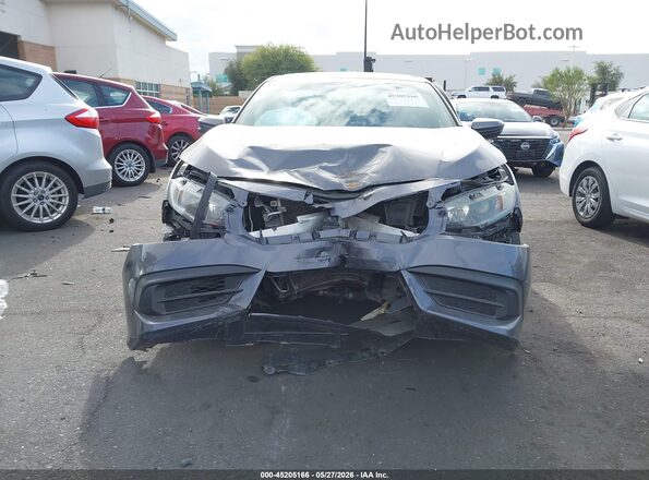 2HGFC2F76JH519702 2018 HONDA CIVIC Gray წინა ხედი