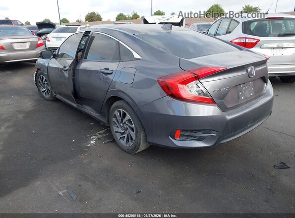 2HGFC2F76JH519702 2018 HONDA CIVIC Gray უკანა მარცხენა