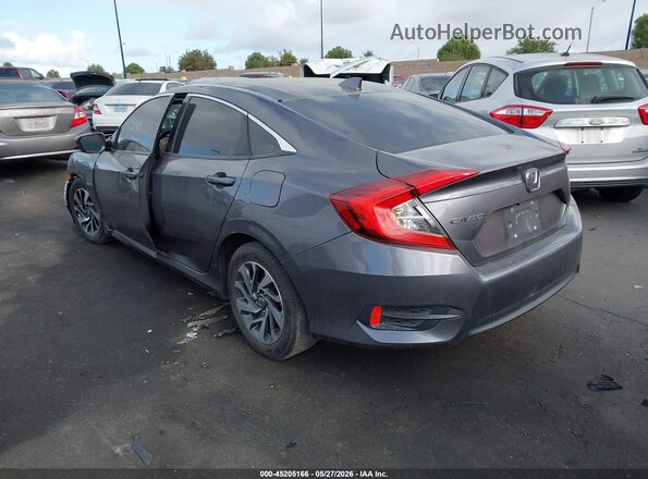 2HGFC2F76JH519702 2018 HONDA CIVIC Gray სალონის 360-გრადუსიანი ხედი