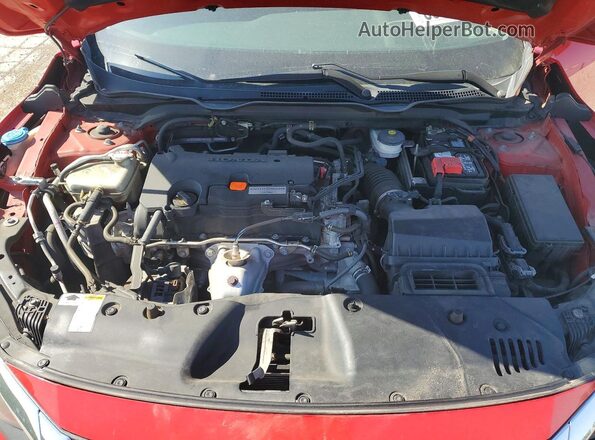 2HGFC2F76JH538556 2018 HONDA CIVIC Red Vista interior trasera