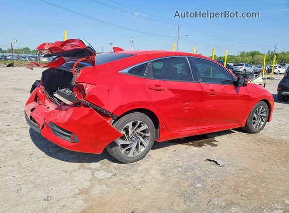 2HGFC2F76JH538556 2018 HONDA CIVIC Red Trasero derecho