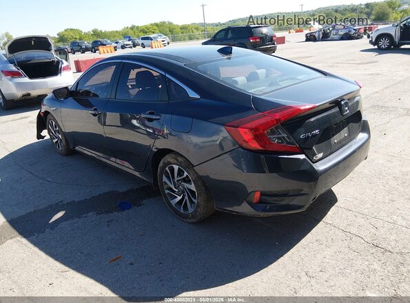 2HGFC2F76JH565501 2018 HONDA CIVIC Черный Задняя левая четверть