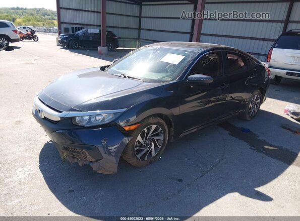 2HGFC2F76JH565501 2018 HONDA CIVIC Черный Передняя левая четверть