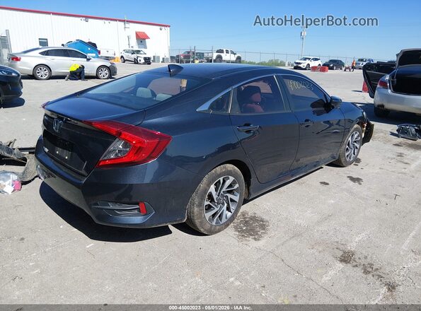 2HGFC2F76JH565501 2018 HONDA CIVIC Черный Задняя правая четверть
