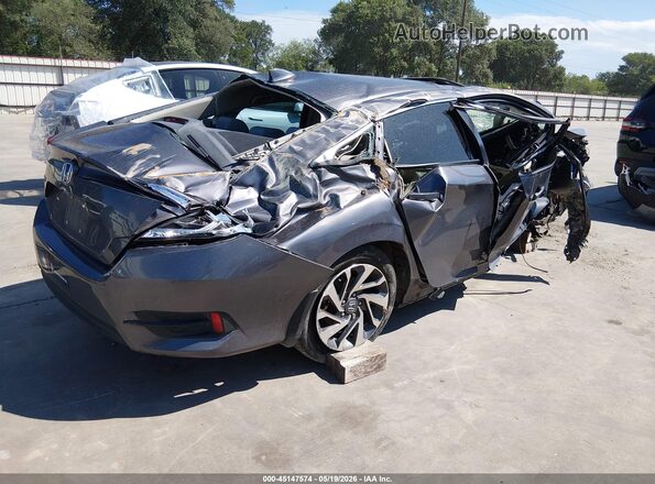 2HGFC2F77HH566425 2017 HONDA CIVIC Gray Rear right