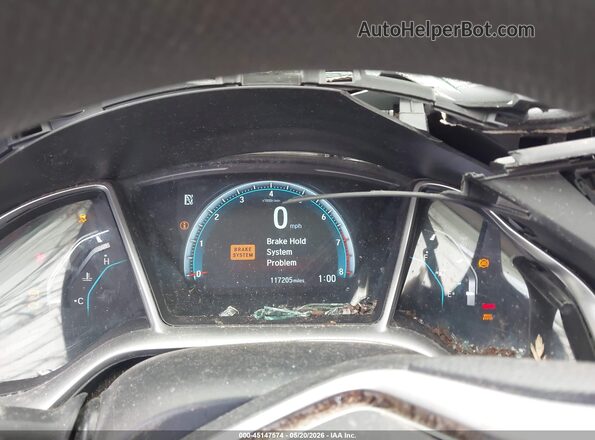 2HGFC2F77HH566425 2017 HONDA CIVIC Gray Rear seats view
