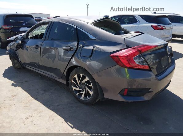 2HGFC2F77HH566425 2017 HONDA CIVIC Gray Rear left