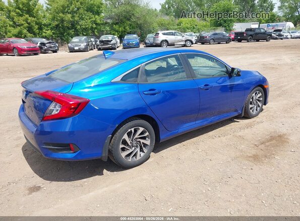 2HGFC2F77JH552790 2018 HONDA CIVIC Blue Rear right