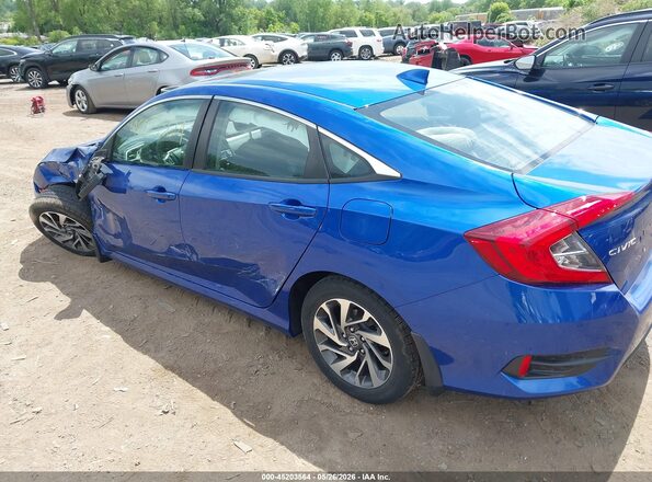 2HGFC2F77JH552790 2018 HONDA CIVIC Blue Front view