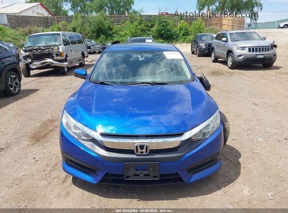 2HGFC2F77JH552790 2018 HONDA CIVIC Blue Dashboard view