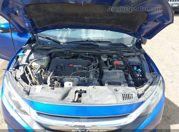 2HGFC2F77JH552790 2018 HONDA CIVIC Blue Rear view