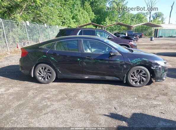 2HGFC2F78JH526795 2018 HONDA CIVIC Purple Widok wnętrza z tyłu