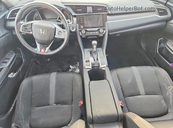 2HGFC2F78MH015530 2021 HONDA CIVIC Black Widok deski rozdzielczej