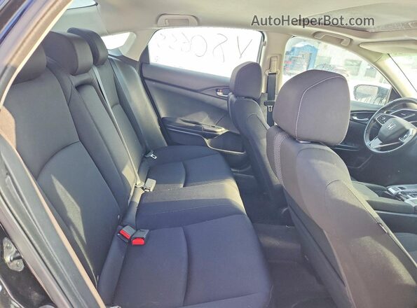 2HGFC2F78MH015530 2021 HONDA CIVIC Black Widok tylnych siedzeń