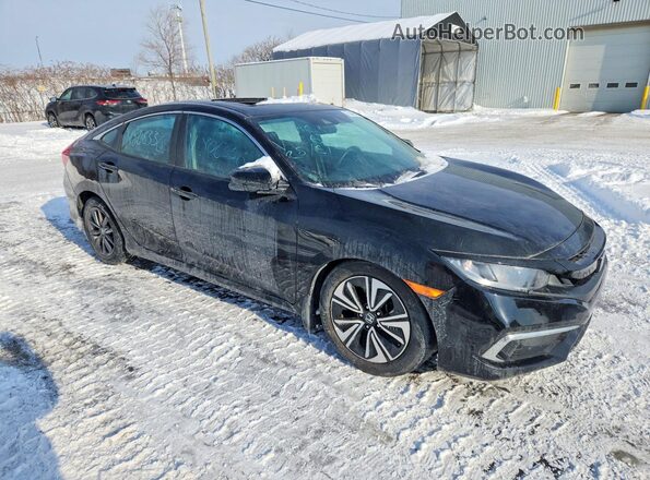 2HGFC2F78MH015530 2021 HONDA CIVIC Black Przód prawy