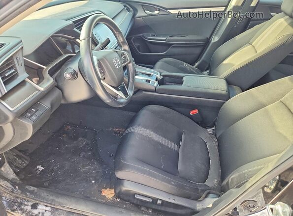 2HGFC2F78MH015530 2021 HONDA CIVIC Black Widok wnętrza z przodu
