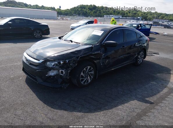 2HGFC2F79GH501042 2016 HONDA CIVIC Black Передня ліва чверть