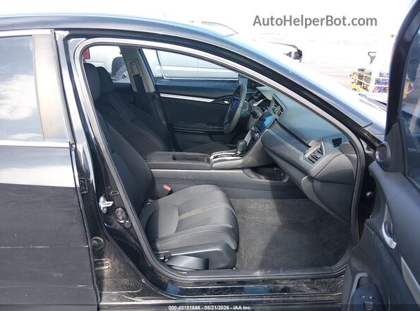 2HGFC2F79GH501042 2016 HONDA CIVIC Black Вид салону спереду