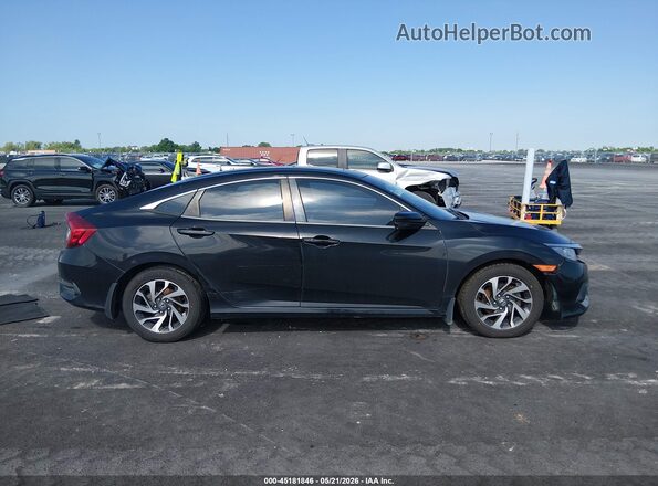 2HGFC2F79GH501042 2016 HONDA CIVIC Black Вид задньої частини салону