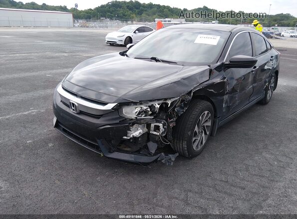 2HGFC2F79GH501042 2016 HONDA CIVIC Black Вид спереду