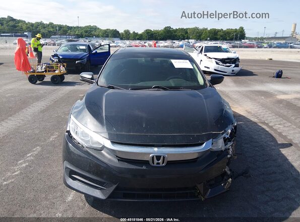 2HGFC2F79GH501042 2016 HONDA CIVIC Black Вид щитка приладів