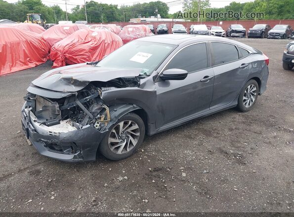 2HGFC2F79GH507536 2016 HONDA CIVIC Серый Передняя левая четверть