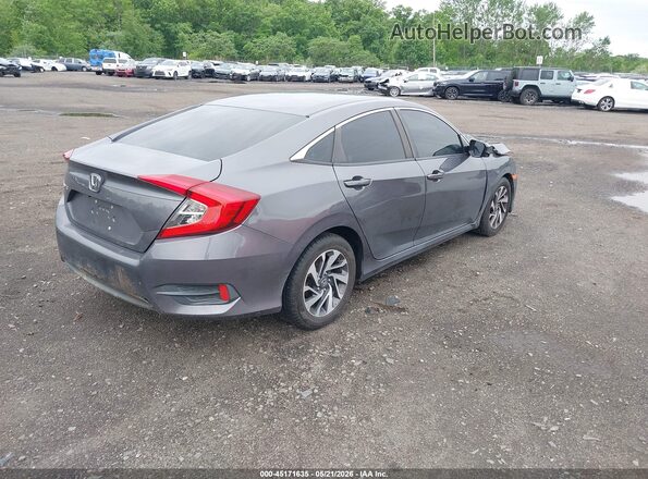 2HGFC2F79GH507536 2016 HONDA CIVIC Серый Задняя правая четверть