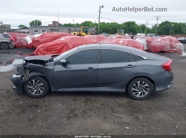 2HGFC2F79GH507536 2016 HONDA CIVIC Серый Вид задней части салона