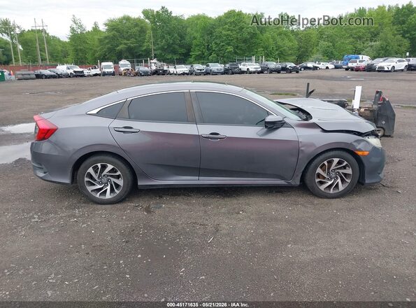 2HGFC2F79GH507536 2016 HONDA CIVIC Серый Вид щитка приборов