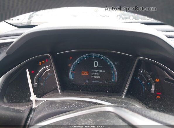 2HGFC2F79JH504921 2018 HONDA CIVIC Silver Rear seats view