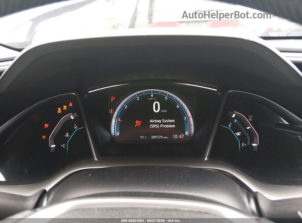 2HGFC2F79JH558977 2018 HONDA CIVIC Blue Вид задніх сидінь