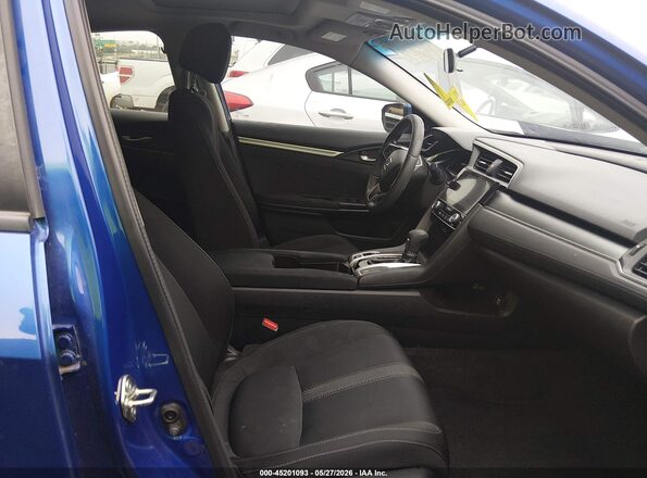 2HGFC2F79JH558977 2018 HONDA CIVIC Blue Вид салону спереду