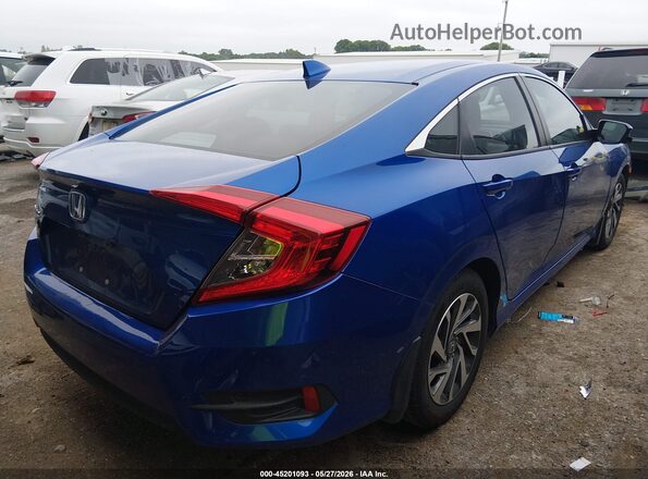 2HGFC2F79JH558977 2018 HONDA CIVIC Blue Задня права чверть
