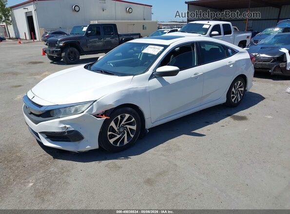 2HGFC2F7XJH542898 2018 HONDA CIVIC Белый Передняя левая четверть