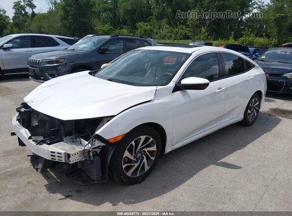 2HGFC2F7XJH570569 2018 HONDA CIVIC White Vista tres cuartos delantera izquierda