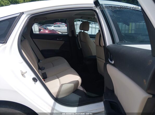 2HGFC2F7XJH570569 2018 HONDA CIVIC White Vista de la etiqueta del VIN