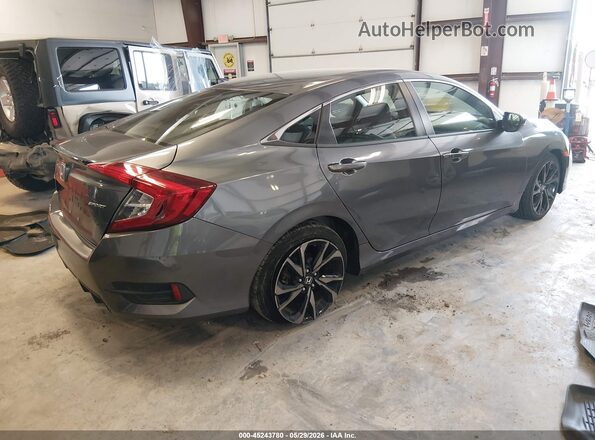 2HGFC2F80LH509694 2020 HONDA CIVIC Gray Rear right