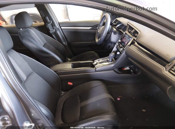 2HGFC2F80LH509694 2020 HONDA CIVIC Gray Front interior view