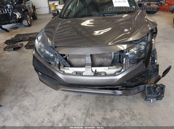 2HGFC2F80LH509694 2020 HONDA CIVIC Gray Front view