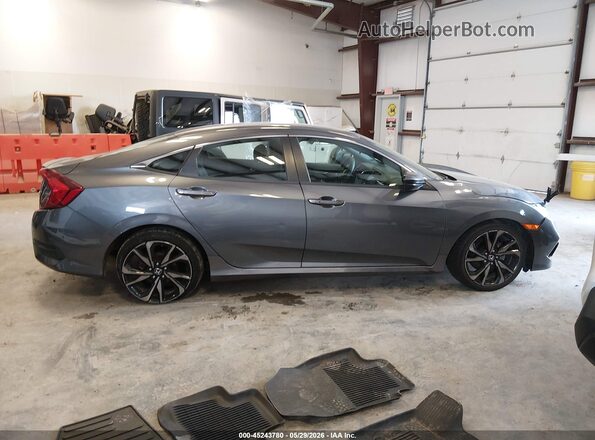 2HGFC2F80LH509694 2020 HONDA CIVIC Gray 360 interior view